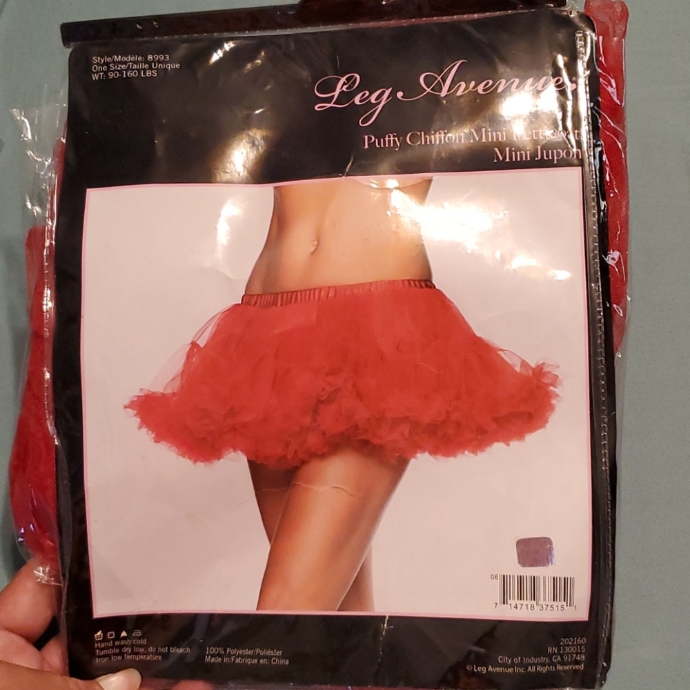 New in Package Leg Avenue Mini Petticoat